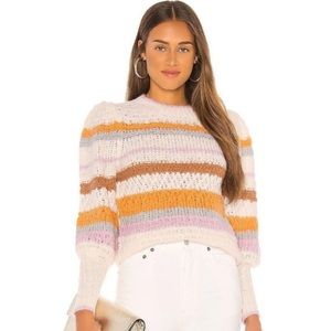 Rebecca Taylor Fluffy stripe sweater